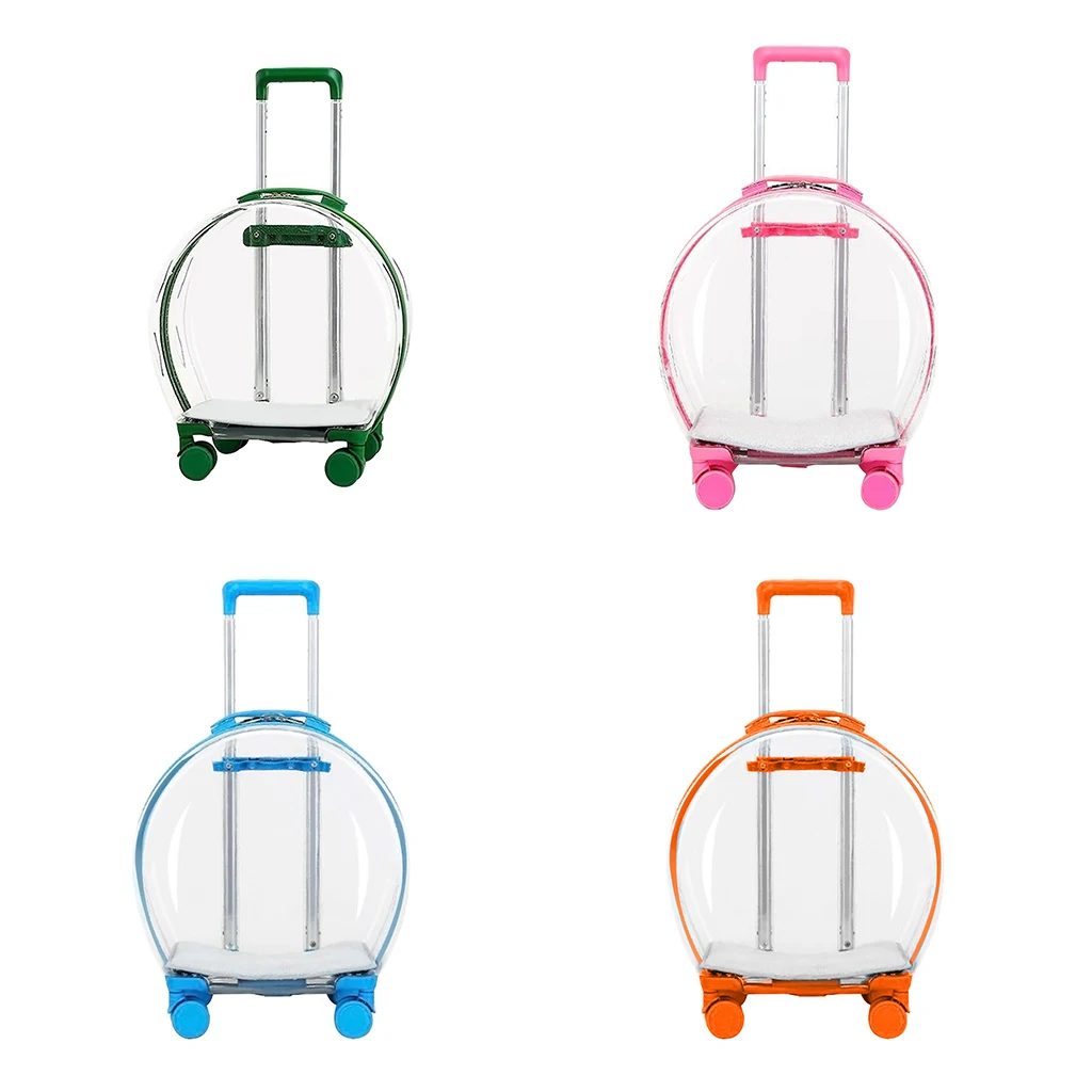 

Pet Trolley Case Carrier for Cats and Puppies, Ventilated Cat Backpack Carrier, Comfort for Travel Hiking Walking Outdoor