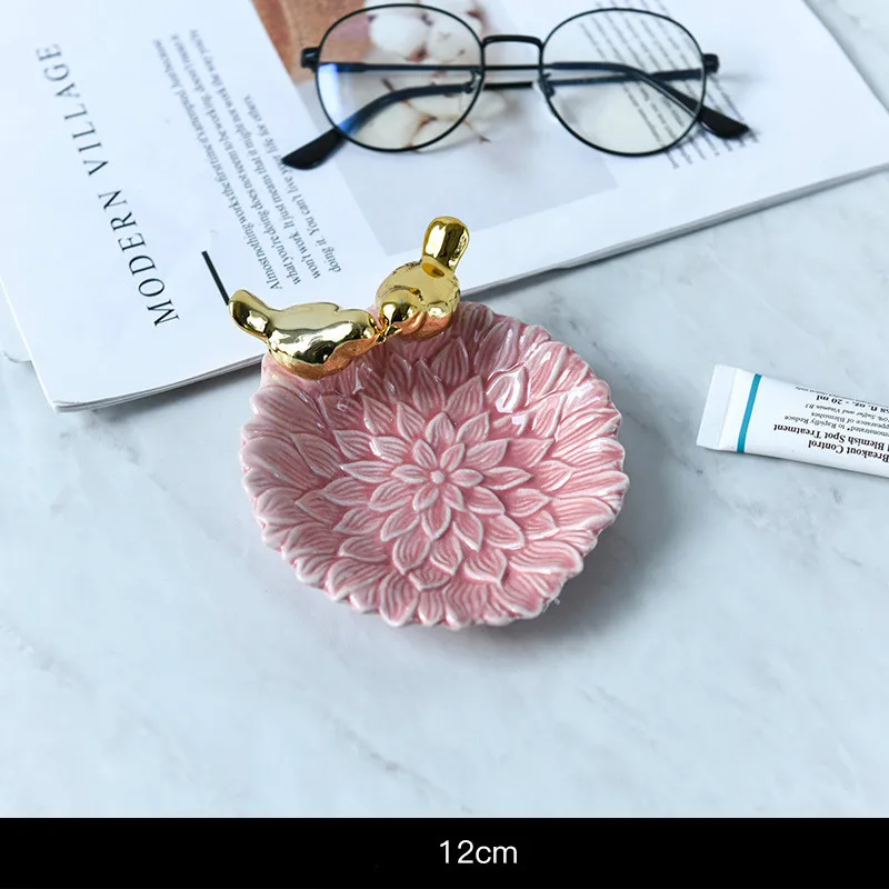 Многофункциональная мини тарелка из керамики скандинавского стиля креативная с