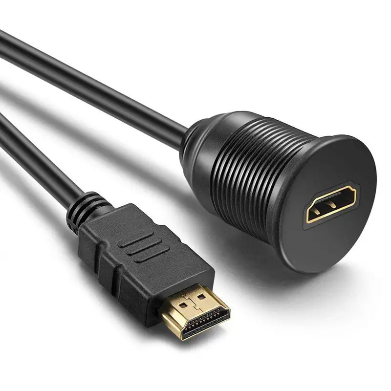 HDMI панельный кабель для скрытого монтажа HDMI удлинитель Dash флеш-панель монтажный кабель для автомобиля, лодки и мотоцикла