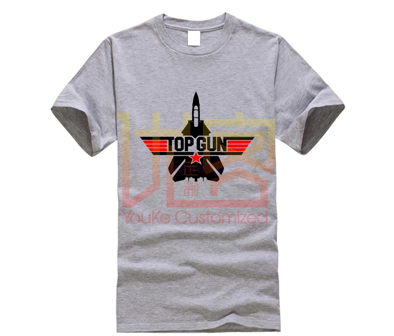 Мужская хлопковая футболка с коротким рукавом и круглым вырезом принтом фильма