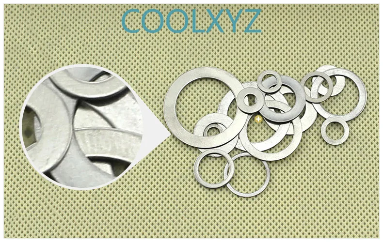 304 г. плоская прокладка из нержавеющей стали тонкая мойка плюс толстая шайба