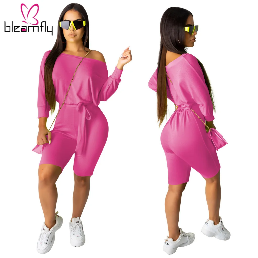 Осень Для женщин с открытыми плечами длинным рукавом поясом облегающее платье по