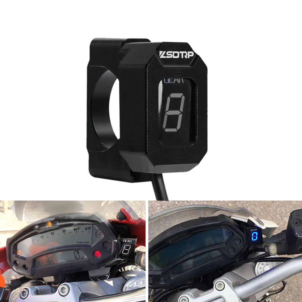 

SCL Racing Motorcycle 1-6 Level LED Gear Display Indicator For Harley Davidson XL 883 XL 1200 883 1200