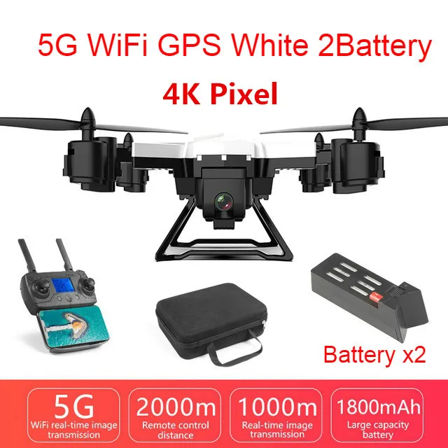 KY601G/S Дрон 4K 5G wifi FPV Вертолет расстояние 2 км жесты фото селфи Дрон gps Профессиональный Радиоуправляемый квадрокоптер VS SG907 - Цвет: KY601G GPS 5G 4k 2B