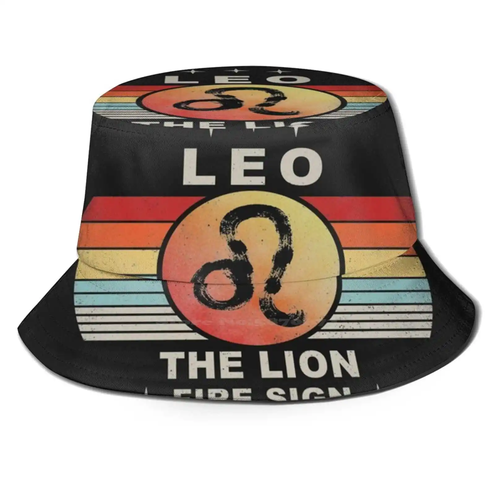 

Панама Складная в стиле ретро со знаками Зодиака И фиксацией