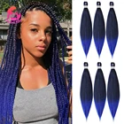 Накладные прямые косички Yaki Dream Like Jumbo Hair, предварительно растягивающиеся волосы для женщин, Длинные Синтетические волосы, окрашенные косички