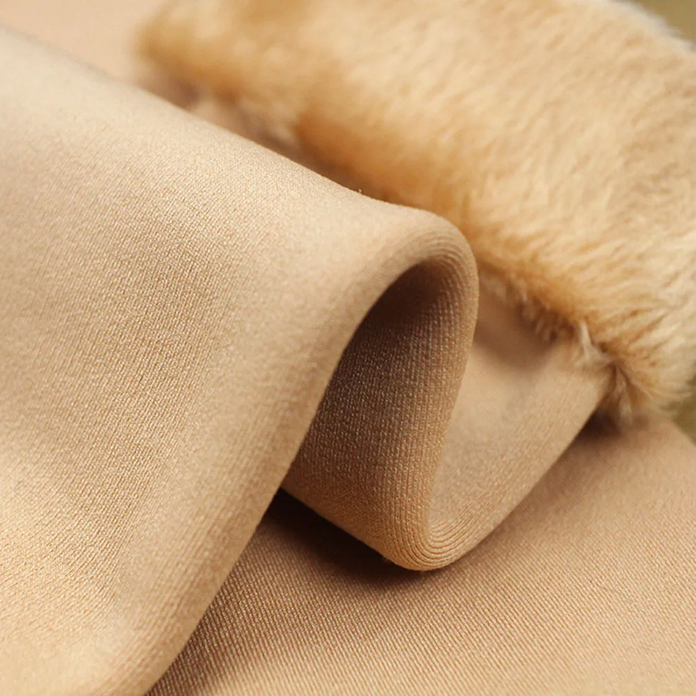 1 пара женские носки сексуальные зимние теплые выше колена высокие черный цвет