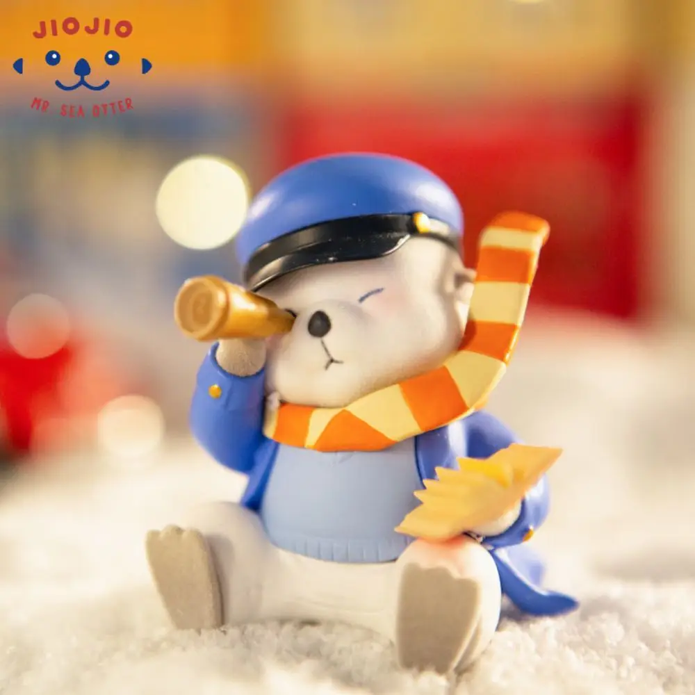 Случайные модели игрушек Mr.jiojio синяя трубка серия морской выдры реальная