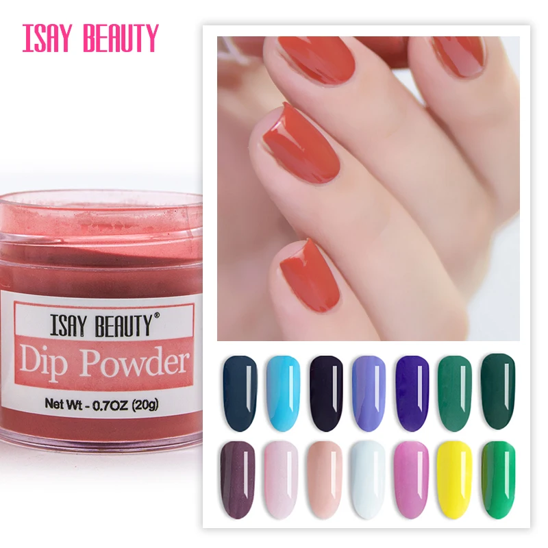 ISAYBEAUTY пудра для напыления ногтей стартовый набор 20 г трещин и чип стойкий