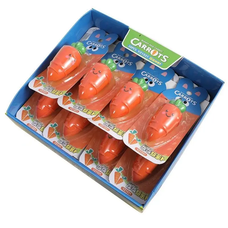 

Kawaii Lifelike Cartoon Shape Big Carrot Design Rubber Eraser Writing Modify School Office Supplies Student Stationery