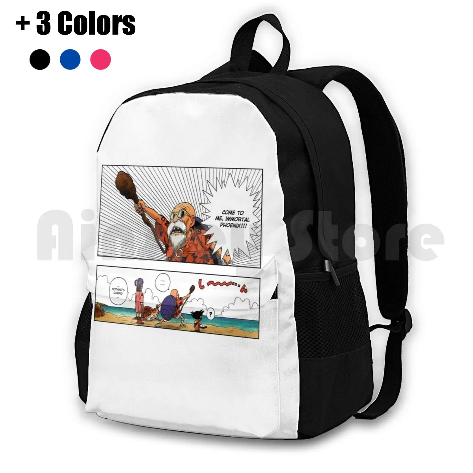 

Master Roshi From Outdoor Hiking Backpack Riding Climbing Sports Bag Roshi Master Roshi Bulma Db Dbz Super Anime Manga Classic