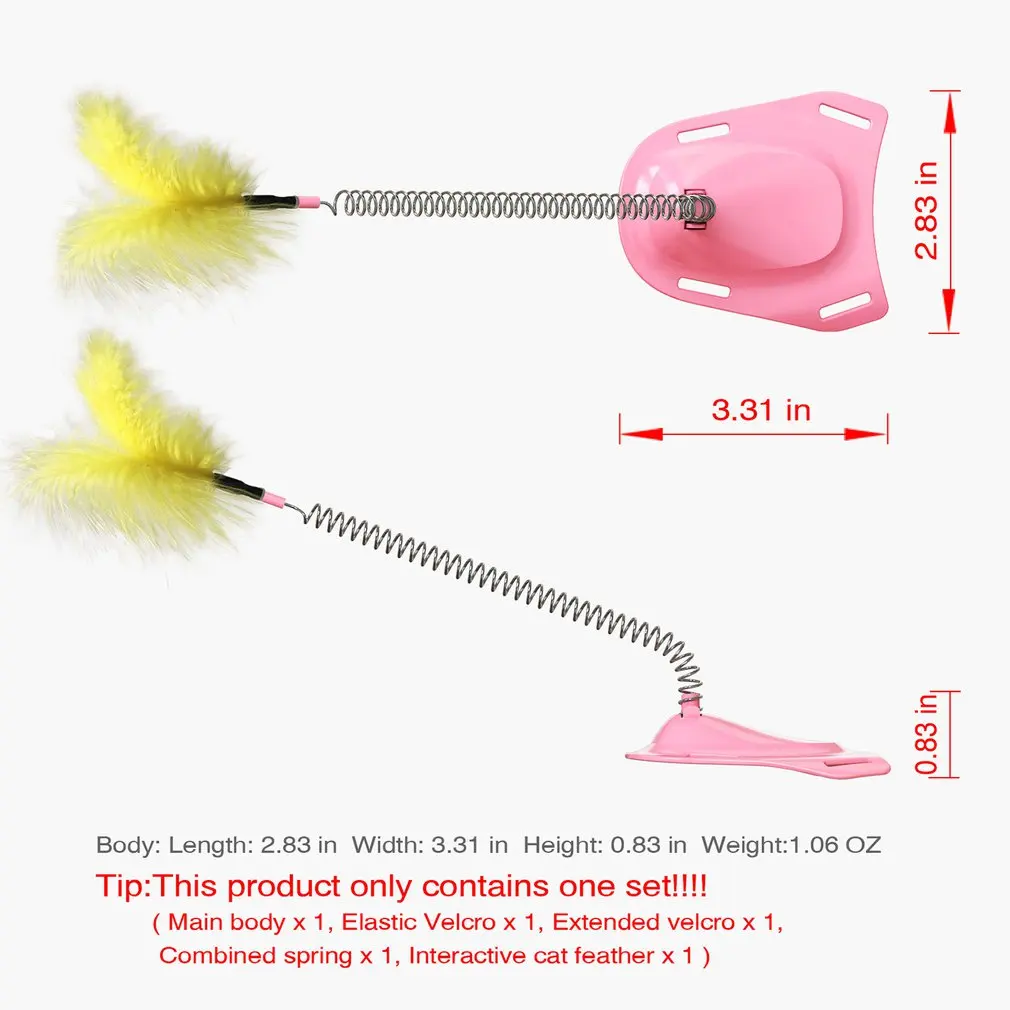 

Classic Cat Toys Pet Interactive Play Kitten Interesting Steel Wire Feather Tease Cat Stick Funny Supplies Product Toy for Cats