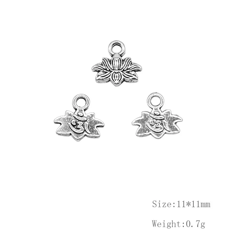 

Malzahar 30 Pieces Lotus OM Jewelry Findings Components Diy Jewelry Making Accessories