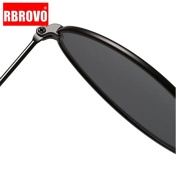 Очки солнцезащитные RBROVO в маленькой оправе для мужчин и женщин брендовые