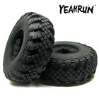 YEAHRUN 2,2 дюймов Beadlock Колесные диски резиновые шины для Axial Wraith 90018 110 RC Crawler автомобиль износостойкая шина Dragon Claw