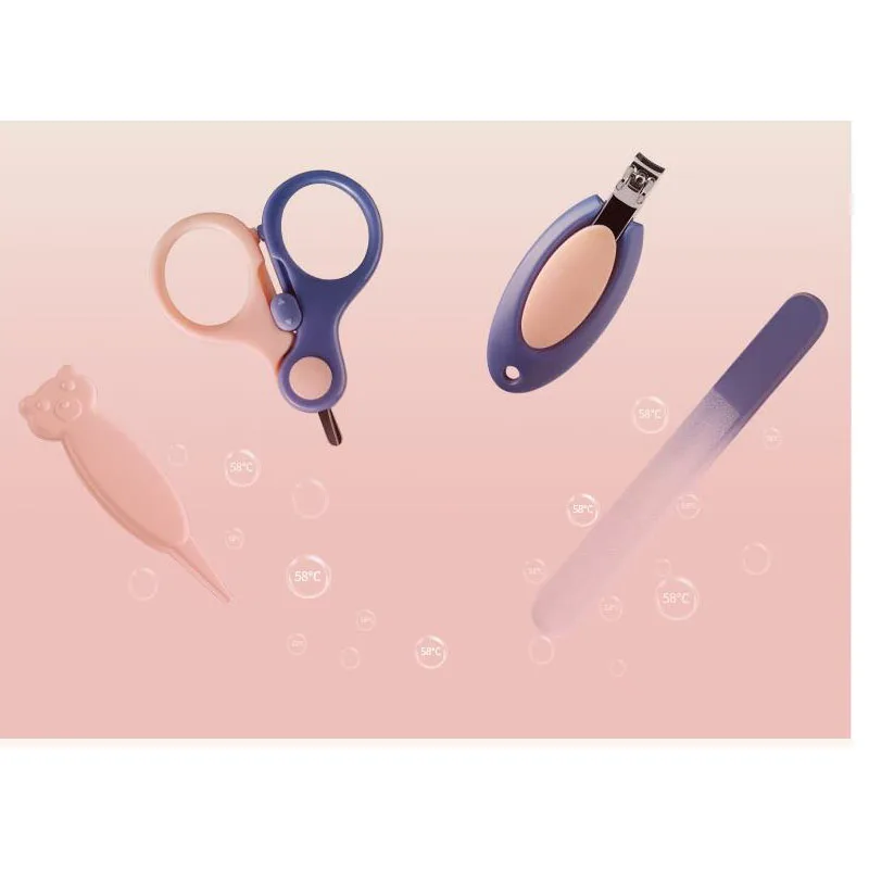 4 комплекта для новорожденных специальные кусачки ногтей ушные пинцеты чистки