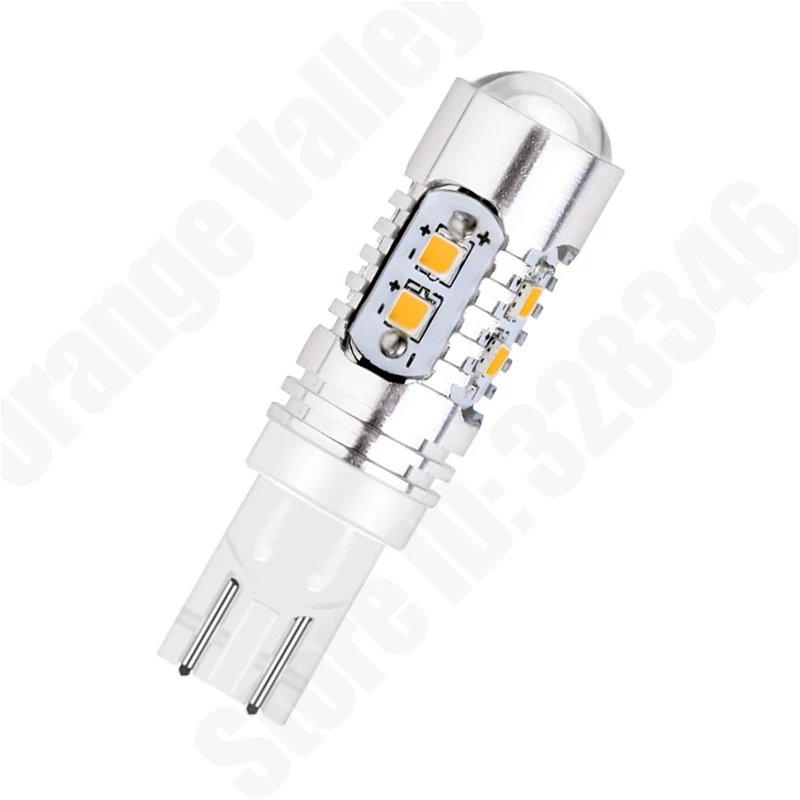 2шт ярких автомобильных LED-лампы T10 W5W 10-го поворота, освещение номерного знака 2825 12961 12396 158 161 168 194, автомобильная лампа для салона DC12V включено.