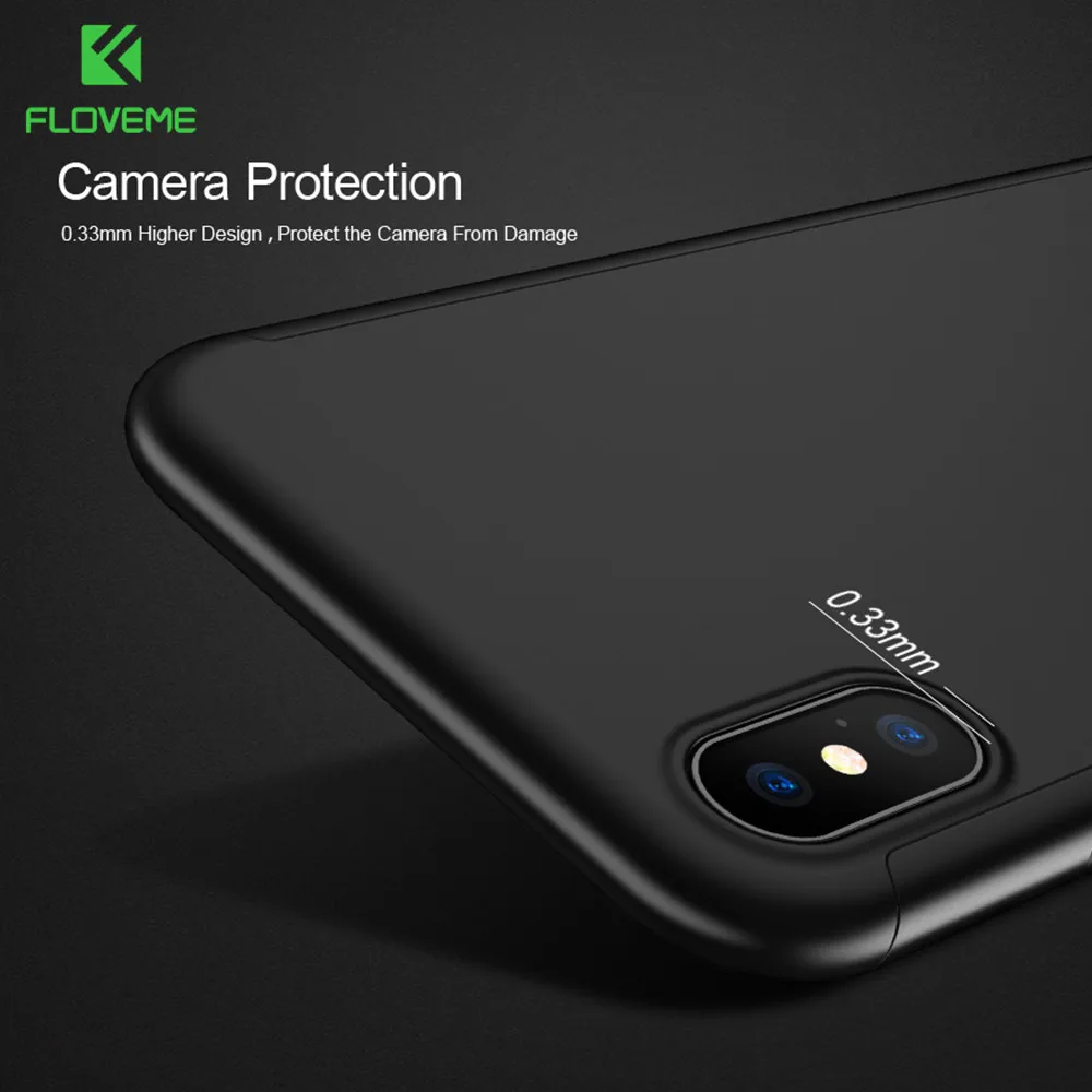 Floveme Роскошный 360 полный защитный чехол для телефона Samsung Galaxy S10 S9 S8 S7 Edge подходящий