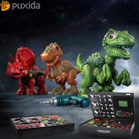 puxida electric drill screw puzzle assembly toy jurassic tyrannosaurus triceratops assembly is the most popular among boys