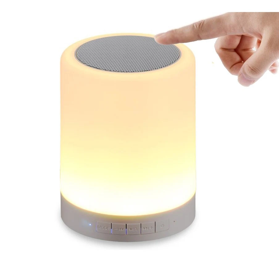 Беспроводной микрофон 7 цветов ночная лампочка лампа теплая портативная RGB умное
