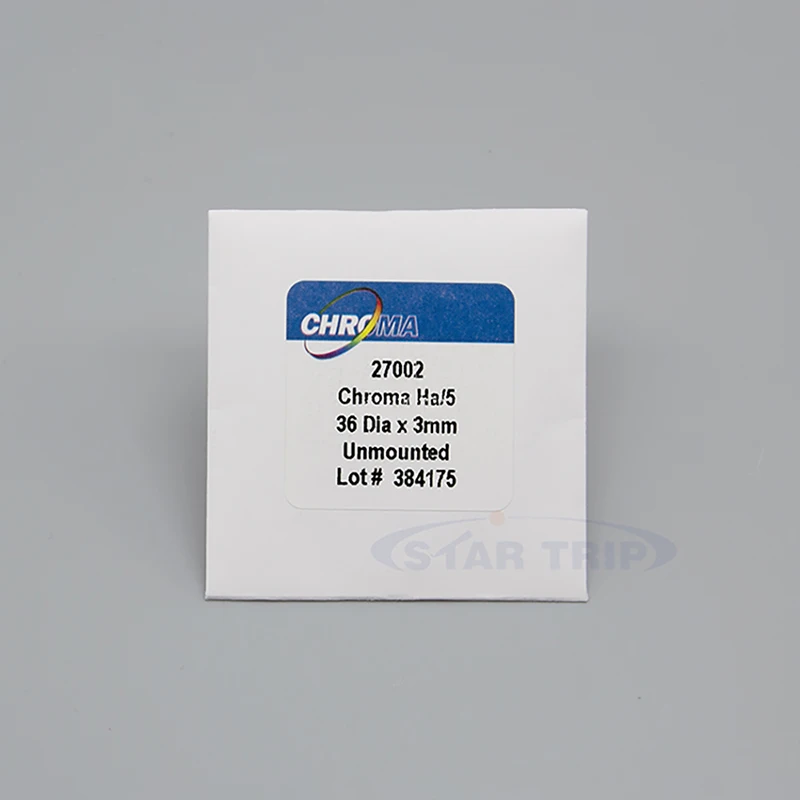 Хрома Ha SII OIII(5nm) узкополосный фильтр - 36 мм круглый немонтированный для астрофотографии на CCD.