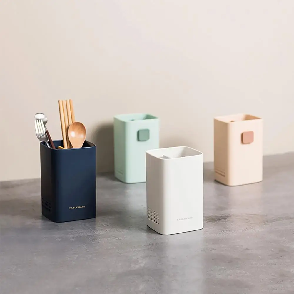 

Multifunctional Wall Mounted Draining Chopsticks Cage Storage Organizer Box