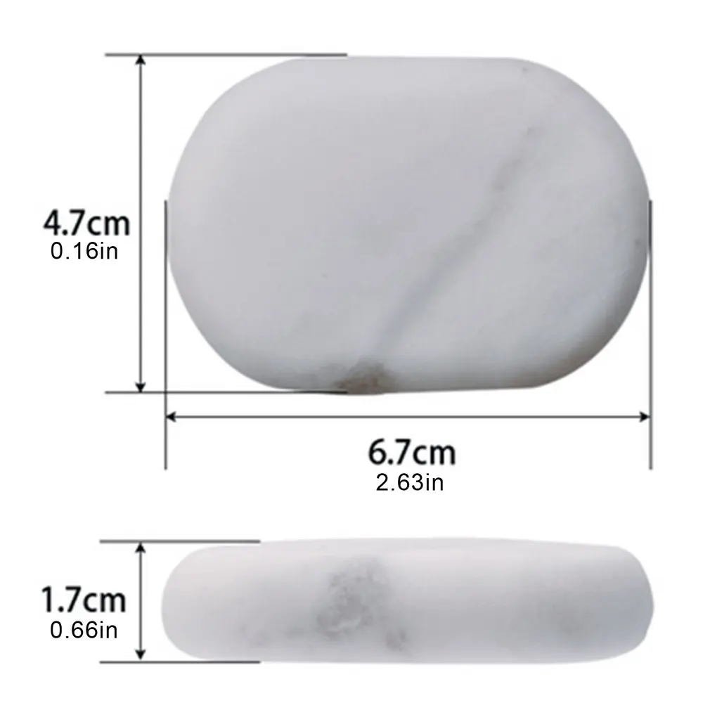 

12pcs Spa Energy Stone Cold And Hot Compress Essential Oil Comfortable Health Care Crude Massage Stone