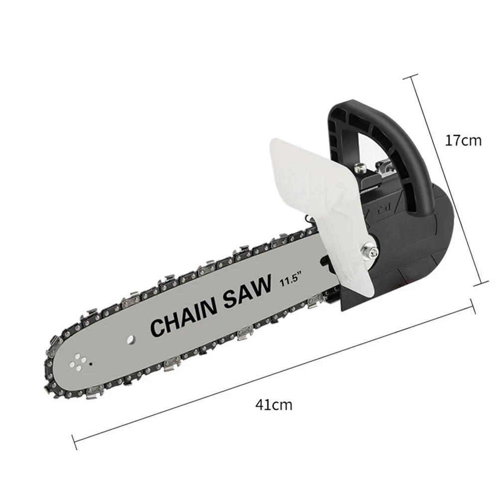 

Upgrade 11.5inch Electric Chainsaw Bracket Adjustable Universal M10/M14/M16 Chain Saw Part Angle Grinder Into Chain Saw Quality