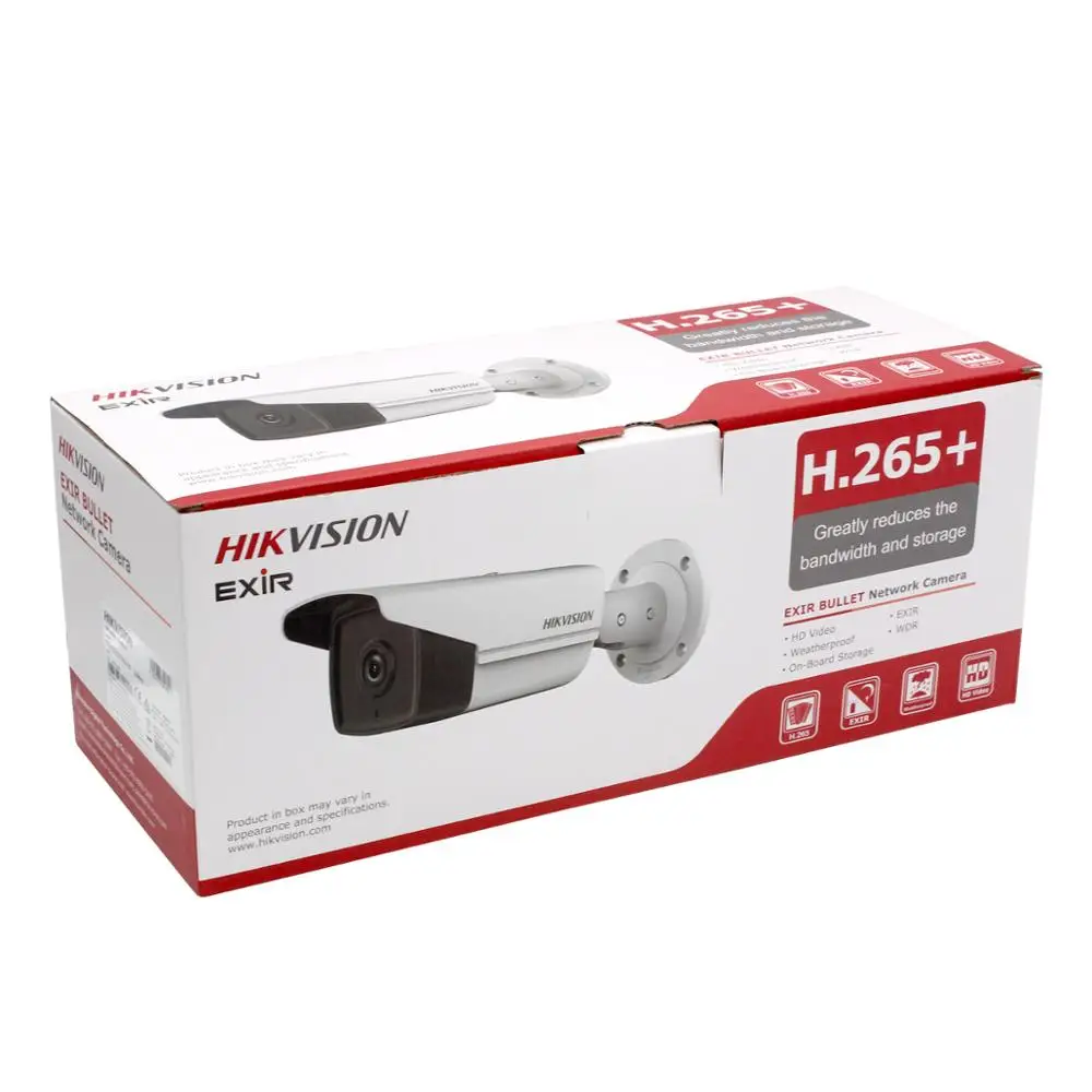 

In Stock Hikvision English version DS-2CD2T55FWD-I8 5MP Network Bullet IP security Camera POE SD Card Slot 80m IR H.265+