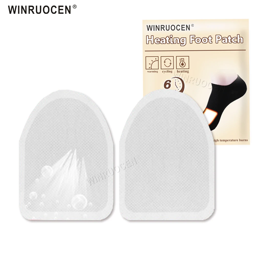 Горячие Стикеры для ног 30 пар теплые детские Самонагревающиеся стельки подошвы с