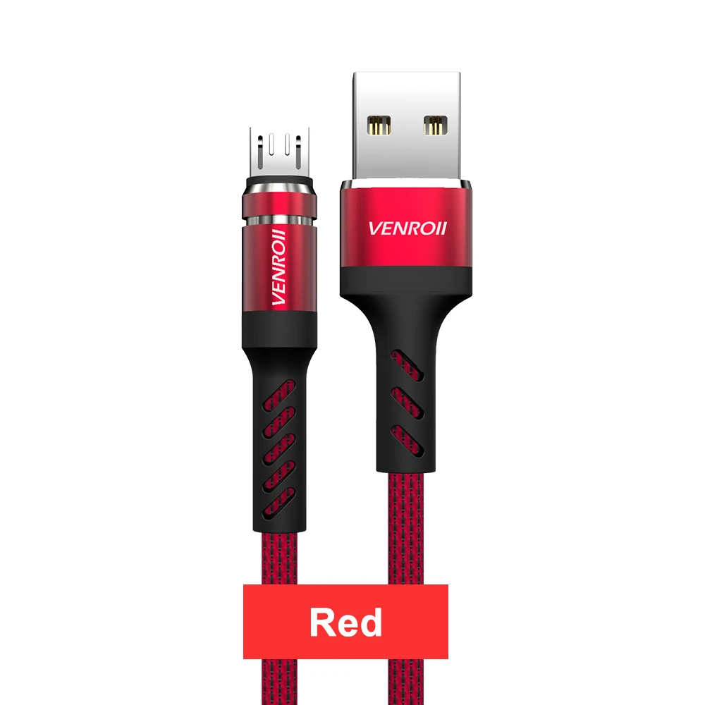 Red 1 м Micro USB кабель синхронизации данных Android телефонная линия для Xiaomi Redmi Note 3 2.4A провод для быстрой зарядки для samsung Galaxy S7 Edge J5 J6 - Цвет: Red