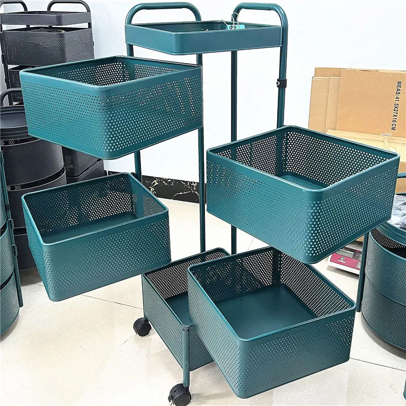 Металлическая кухонная полка для хранения вращающийся кухонный органайзер