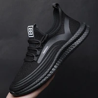 autumn men shoes trendy shoes sports running shoes breathable fly woven versatile mesh shoes rubber shoes sneakers mens