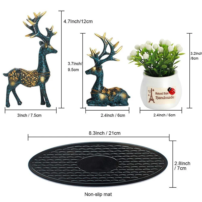 Аксессуары для украшения дома фигурка лося миниатюрный садовый декор фантазия
