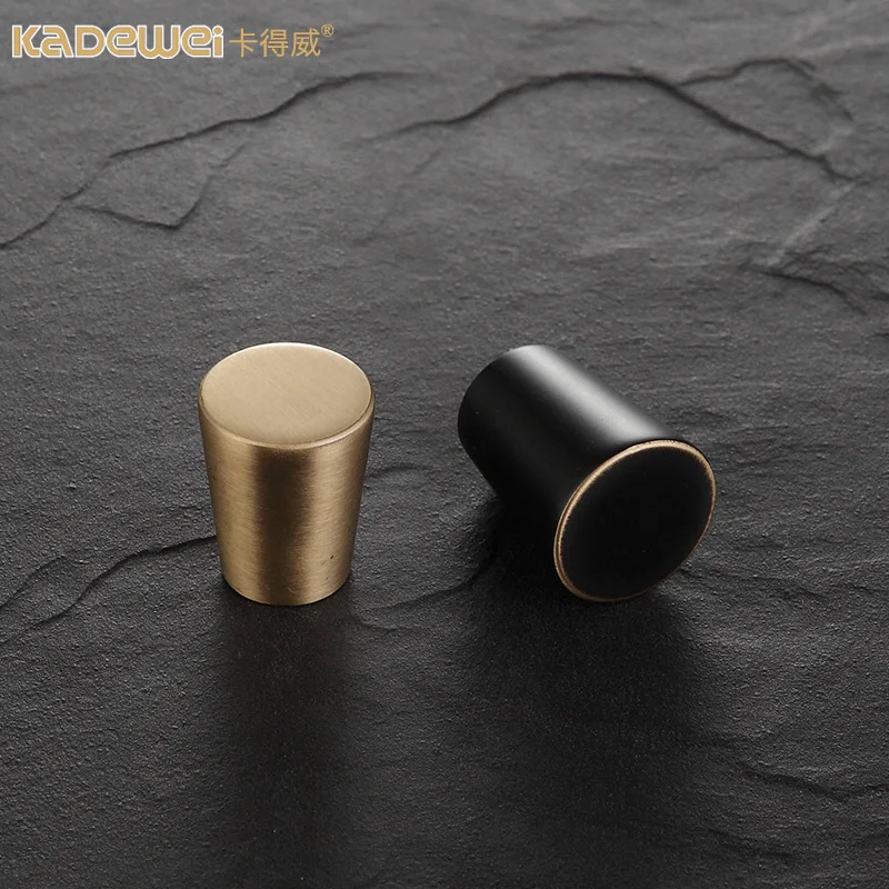 Латунное одно отверстие шкаф дверная ручка шкафчик круглый ящик для шкафа