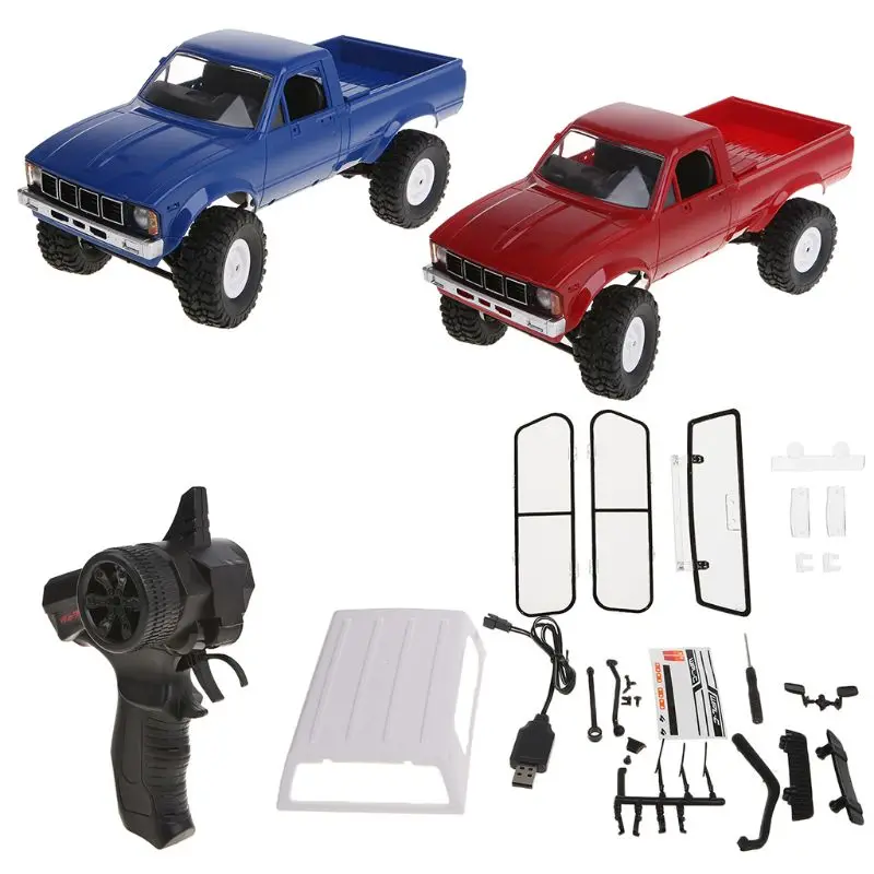 WPL C24 Радиоуправляемый автомобиль 1:16 4WD с дистанционным управлением 2 4G