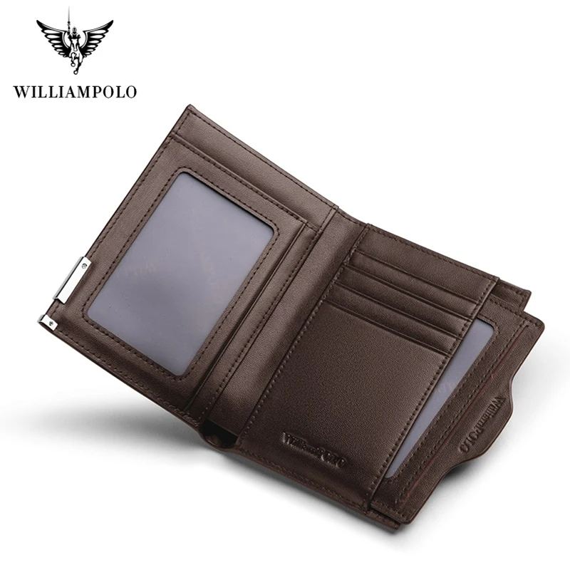 

Leather Mini Wallet men's ultra thin multi-functional multi card seat card bag pure leather driver's license Wallet