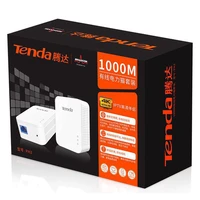 tenda ph3 av1000 1pair gigabit powerline adapter 1000mbps ehernet plc homeplug for wireless wifi router partner iptv av2