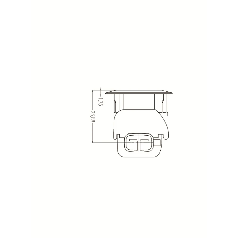 89341 50050 PDC датчик парковки для Toyota LEXUS LS430 4.3L UCF30 Белый Новый 2 контактный парктроник