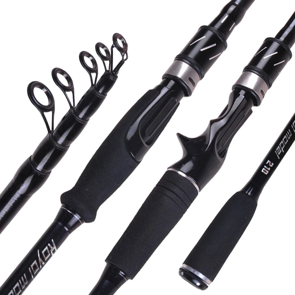 Портативная телескопическая Ультралегкая Удочка из углеродного волокна 1 8 м 2 4 7 3