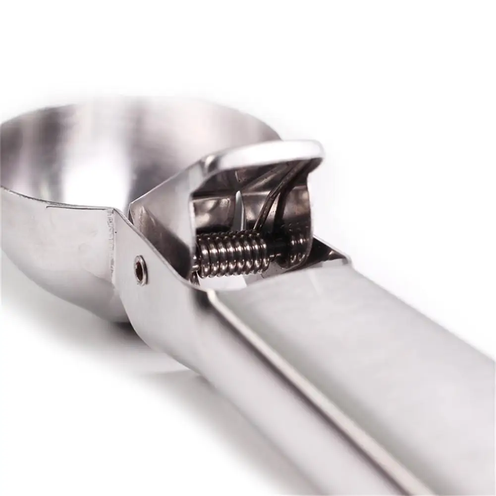 7 дюймовый Нержавеющая сталь ложка Кухня мороженое арбуз пюре Желе Йогурт