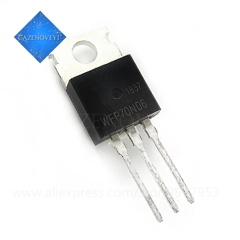 10 шт./лот WFP70N06 FP70N06 RFP70N06 70N06 TO-220 60V 70A Φ | Электронные компоненты и принадлежности