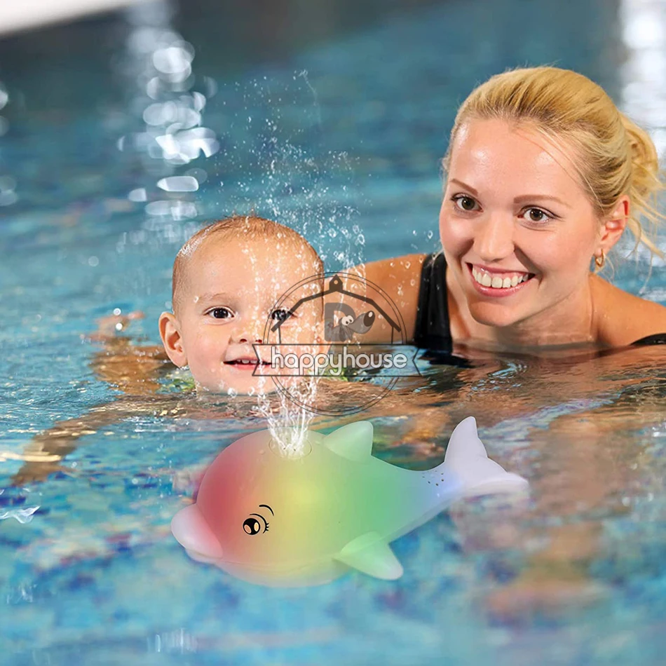 Детские игрушки для ванной распыления воды душа ванны детей электрический Dophin