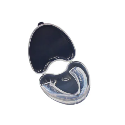 Boxing guards set silicone shaping braces Sanda sports basketball football teeth single-sided teeth braces - Цвет: gray