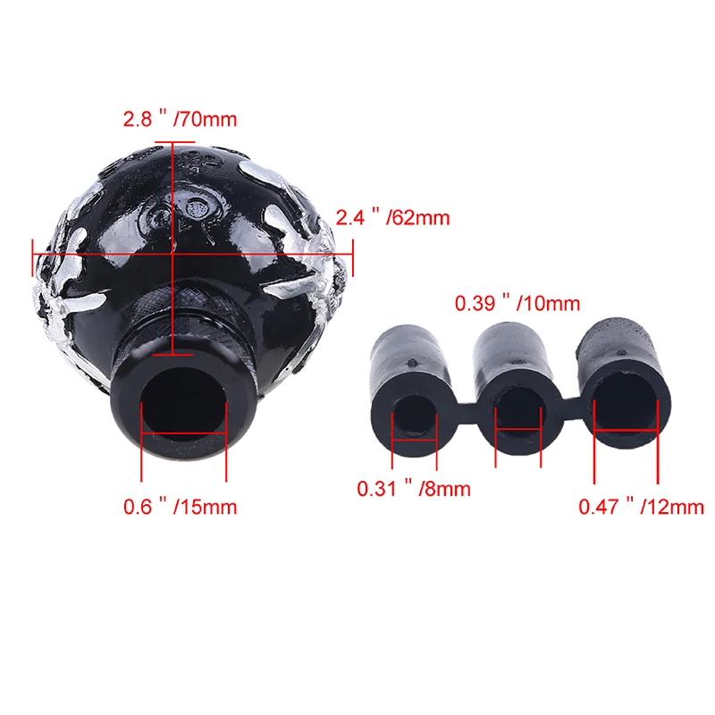 Posbay черная ручка переключения передач Универсальная ручная Рычажная нечестивый