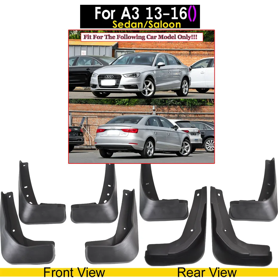 Натуральная XUKEY автомобиля Брызговики для Audi A3 A4 A6 (8E 8P B6 B7 C6) брызговики брызговик