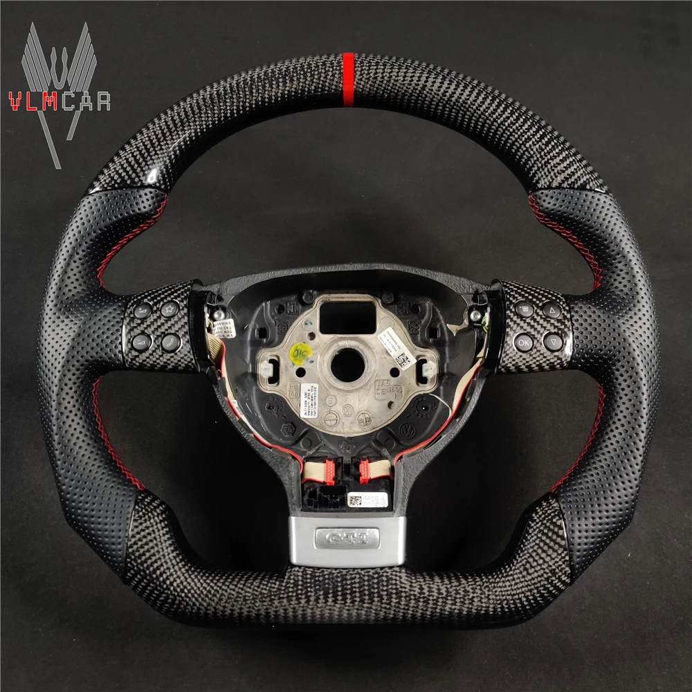 Индивидуальное индивидуальное рулевое колесо из углеродного волокна для Volkswagen