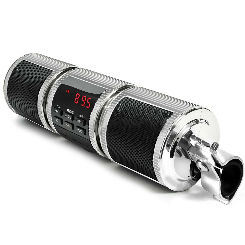 

Bluetooth Music Player Stereo Speaker Kit MP3 Radio Set Metal Aluminum