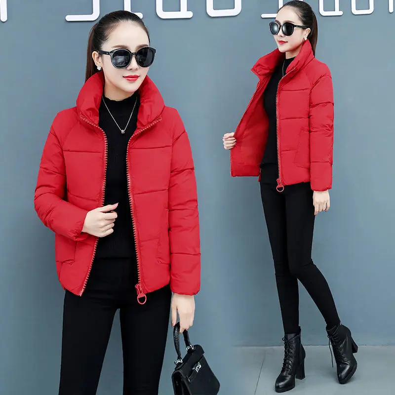 

[Hangzhou genuine] new style women's short cotton padded jacket, Korean down cotton padded jacket and bread jacket