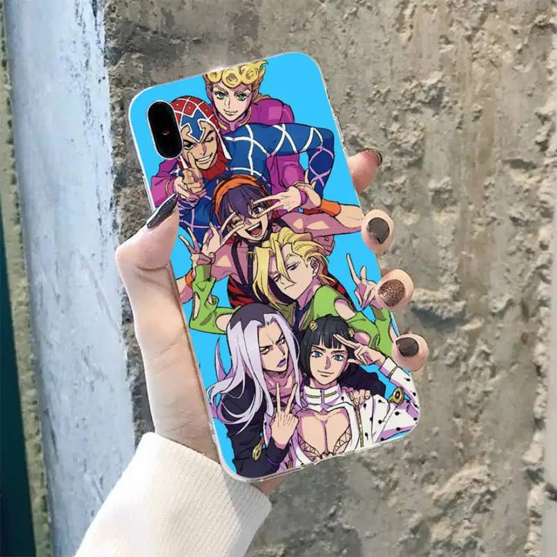 TOPLBPCS JOJO 39 s Роскошный чехол для телефона с японским аниме невероятные приключения